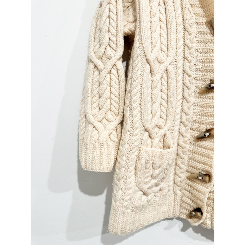 Ralph Lauren Cream Cable Knit Cardigan - Small Fisherman Core/Old Money/Coastal - Picture 5 of 9